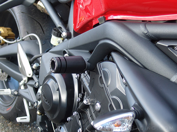 Sato Racing Triumph Street Triple 2007-12 Frame Slider [R]-side