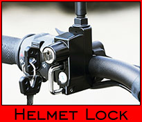 Universal Handle Bar-mount Helmet Lock