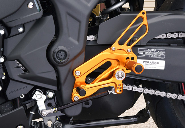 SATO RACING Yamaha YZF-R3 Rear Sets [L]-side in Gold