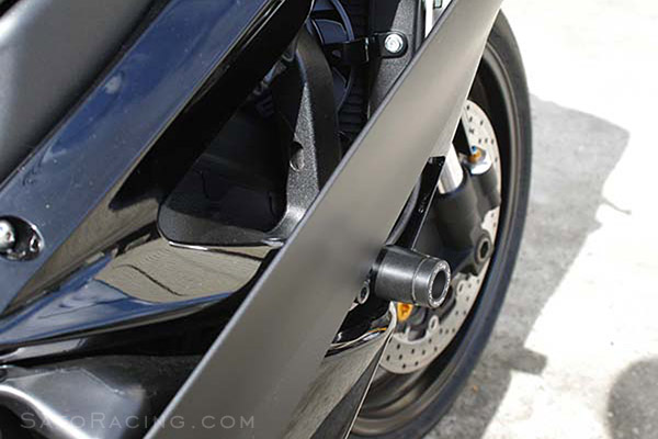 SATO RACING 'No Cut' Frame Sliders for 2006-07 Yamaha R6