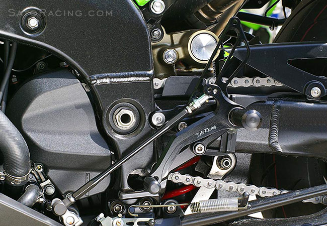 SATO RACING ZX-10R '06-'07 Reverse Shift Rear Sets