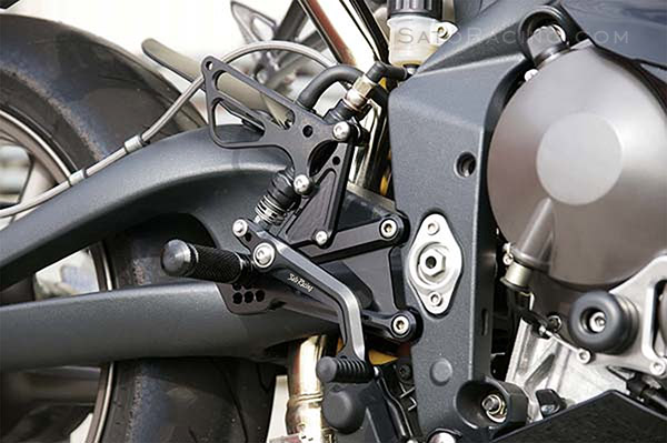 SATO RACING Triumph Daytona 675R ('11-'12) Rear Sets [R]-side