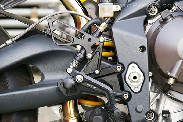 TRIUMPH DAYTONA 675 SATO RACING REARSETS REAR SETS  