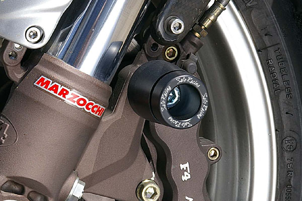 Sato Racing Fork Sliders on MV Agusta F4