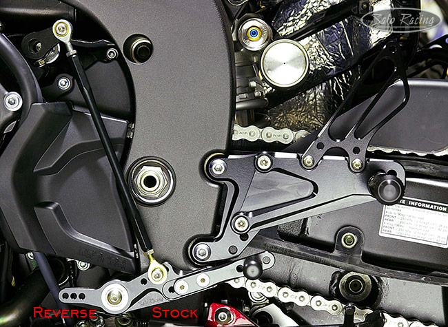 SATO RACING YZF-R1 '07-'08 Rear Sets [L]-side