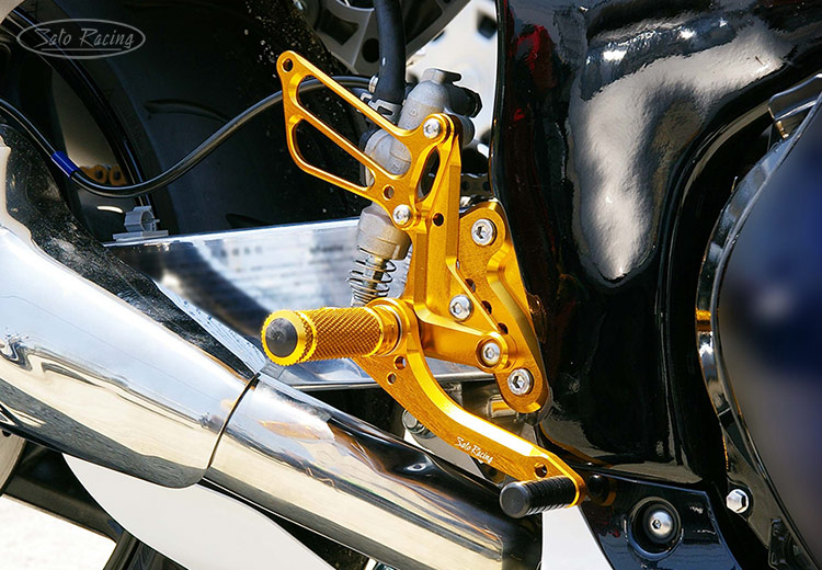 AAAMOTOR Rearset Footrest Peg Pedal Set For Suzuki GSX1300R Hayabusa 2008-2020