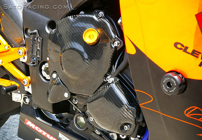 Sato Racing [R] Engine Cover set for Yamaha R1 ('09-'14)