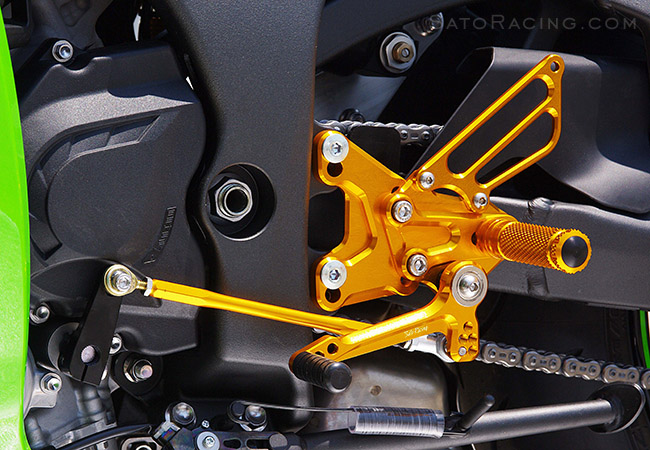 SATO RACING ZX-10R '11-'15 Rear Sets [L] with optional Reverse Shift Kit