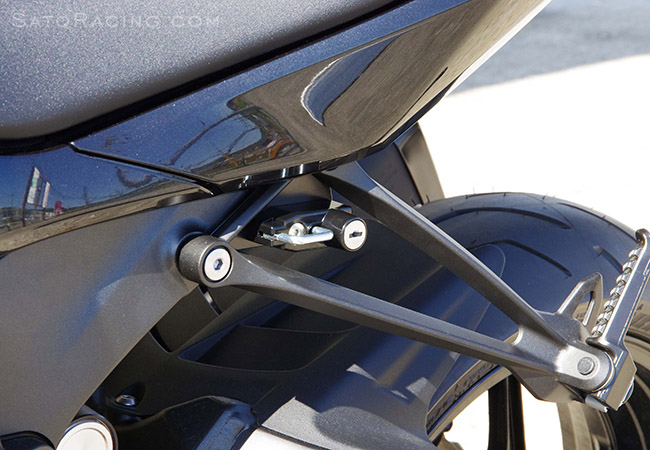 SATO RACING Helmet Lock for 2013-24 ZX-6R / ZX636