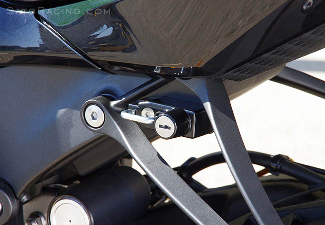 SATO RACING Helmet Lock for 2013-24 ZX-6R / ZX636