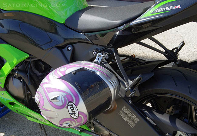 SATO RACING Helmet Lock for 2013-24 ZX-6R / ZX636