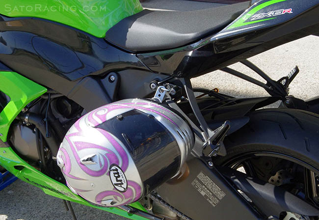 SATO RACING Helmet Lock for 2013-23 ZX-6R / ZX636