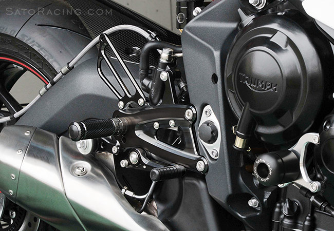 SATO RACING Triumph Daytona 675R ('13-'17) Rear Sets [R]-side