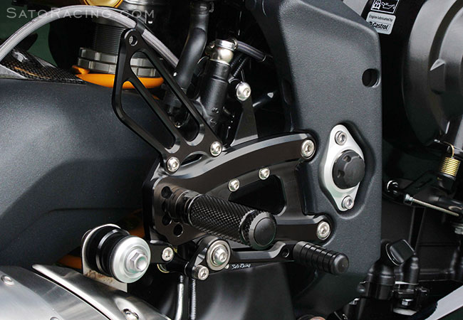 SATO RACING Triumph Daytona 675R ('13-'17) Rear Sets [R]-side