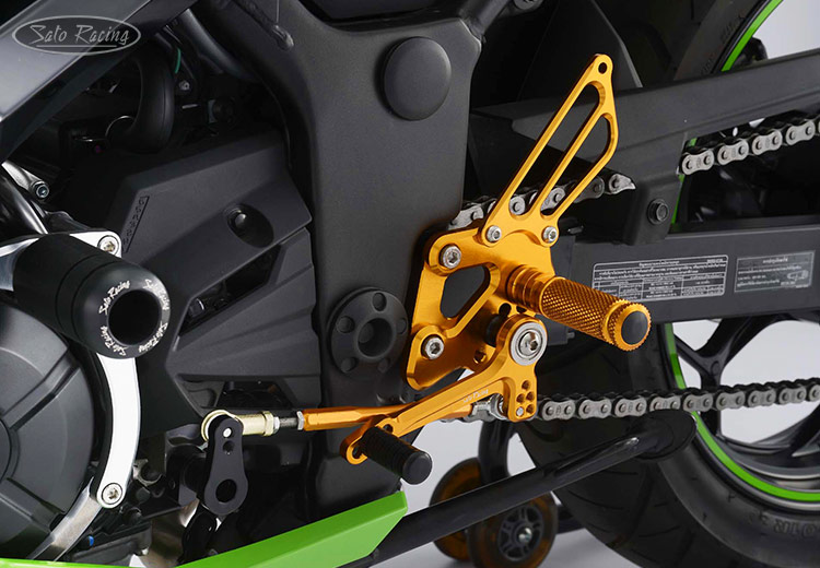 SATO RACING Ninja 300 / 250 / Z250 ('13-'17) Rear Sets [L]-side