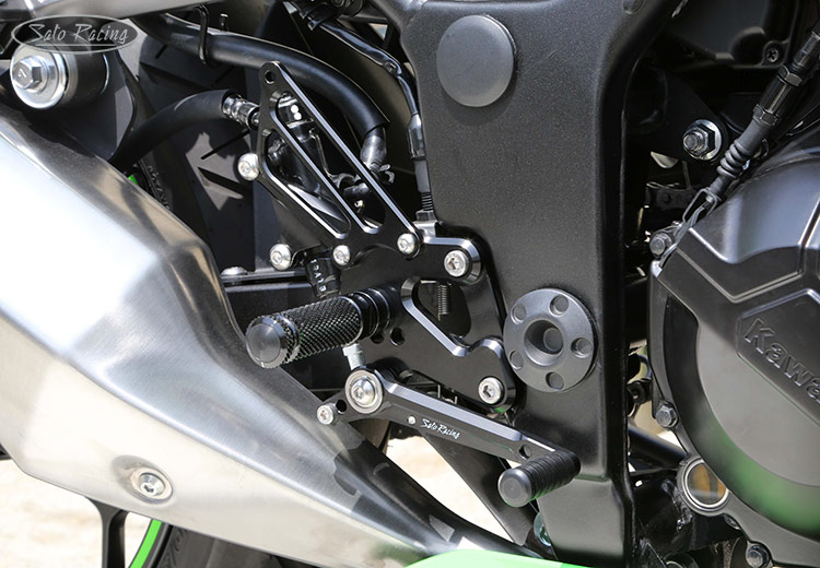 SATO RACING Ninja 300 / 250 / Z250 ('13-'17) Rear Sets [R]-side