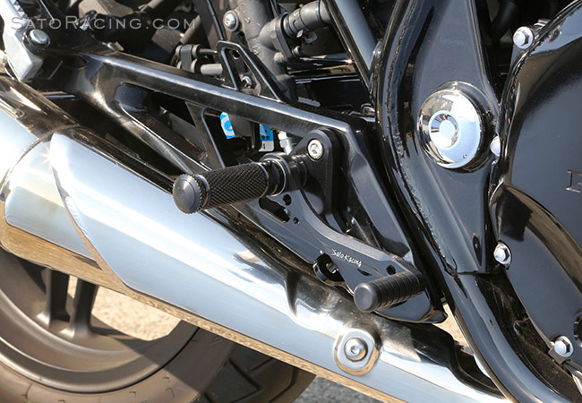 SATO RACING Honda CB1100 Rear Sets kit in Black