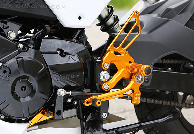 SATO RACING Honda Grom '16- Race Concept Rear Sets [L]-side