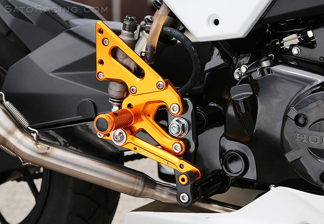 SATO RACING Honda Grom '16- Race Concept Rear Sets [R]-side