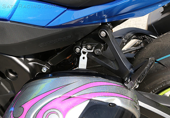 SATO RACING Helmet Lock for '17+ Suzuki GSX-R1000