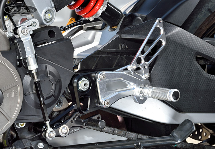 SATO RACING Aprilia RS660 / Tuono660  ('21) Rear Sets [L]-side in Silver