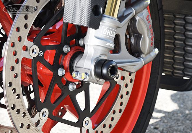 SATO RACING Aprilia RSV4 / Tuono V4 Front Axle Sliders