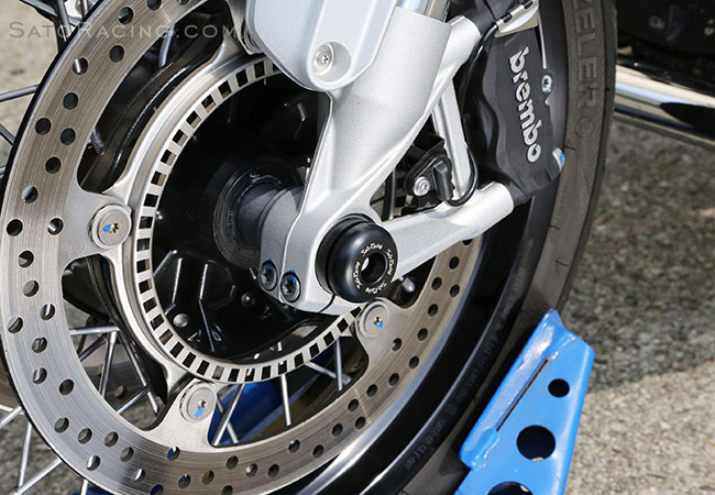 SATO RACING Front Axle Sliders for '14- BMW R nineT