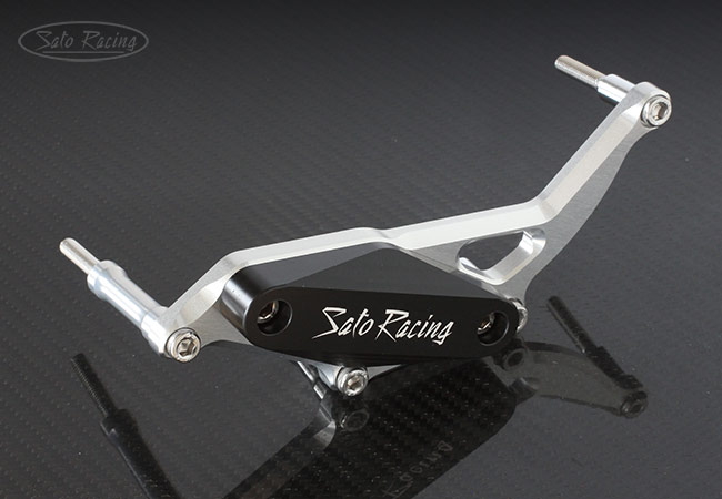 SATO RACING R-side Engine Slider on a 2020 BMW S1000RR