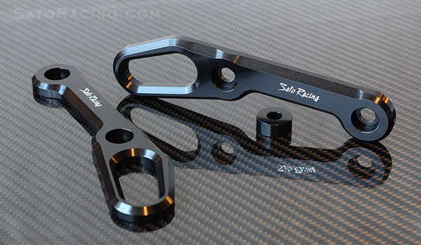 SATO RACING Honda CBR250R / 300R / 500R Street Hooks in Black