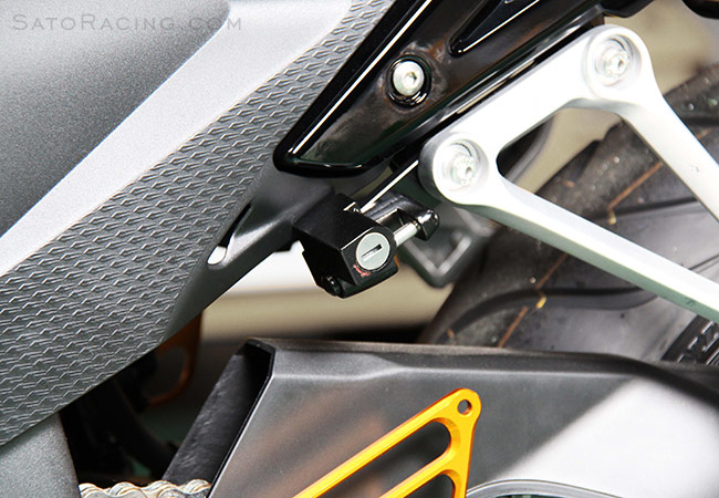 Poignées De Réservoir Passager Moto Pour Honda CBR (900RR, 600RR, 650R, 500R/F) - Alliage Aluminium CNC (noir)