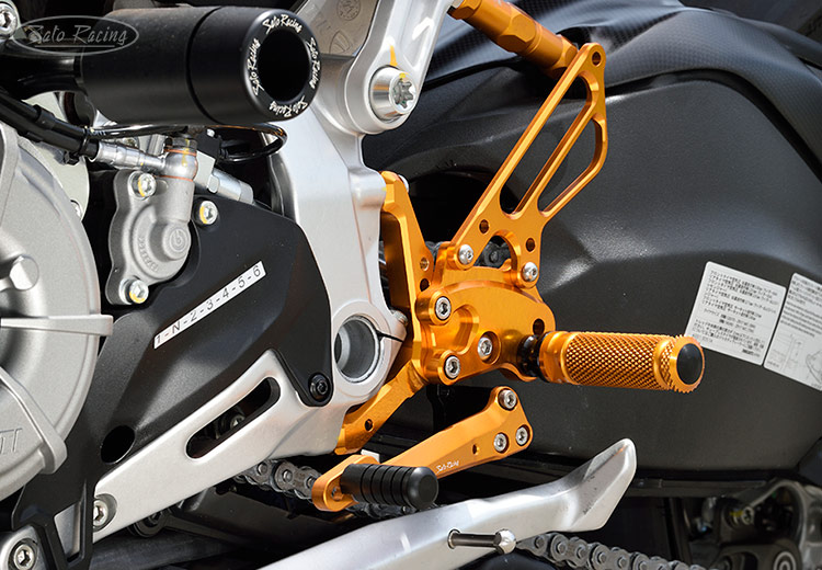 SATO RACING Ducati Streetfighter V2 Rear Sets [L]-side