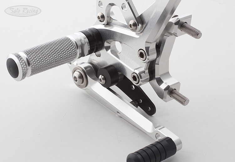 SATO RACING Ducati Streetfighter V2 Rear Sets [R]-side kit in Silver