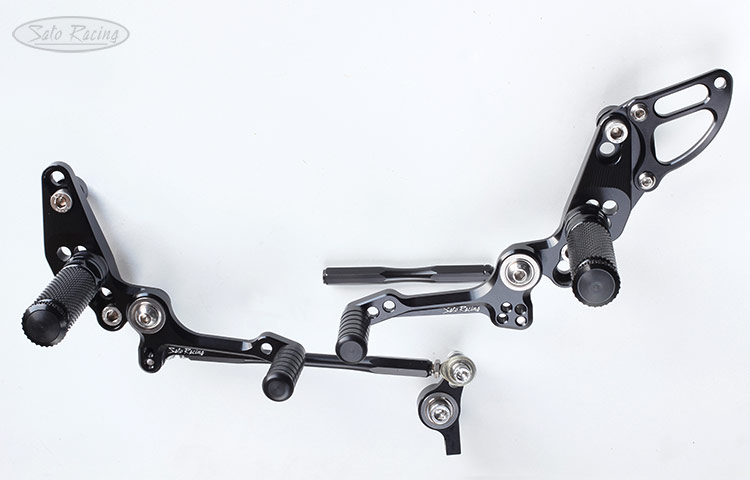 SATO RACING Ducati Streetfighter Rear Sets in Black