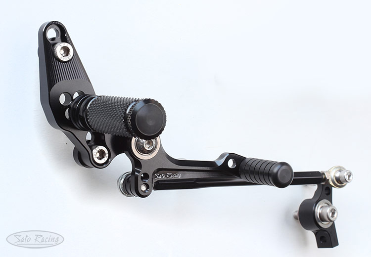 SATO RACING Ducati Streetfighter Rear Sets in Black