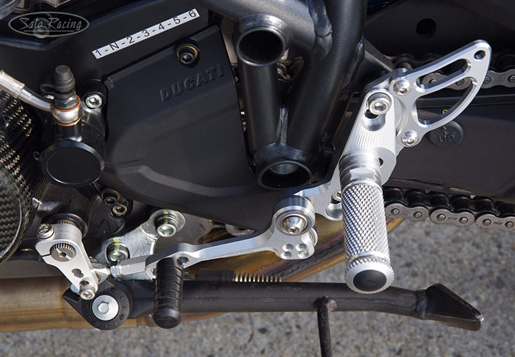 SATO RACING Ducati Streetfighter Rear Sets [L]-side