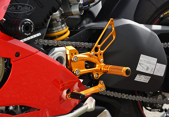 SATO RACING Ducati Panigale V4 ('18-) Rear Sets [L]-side