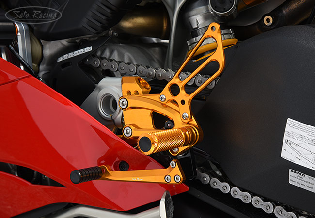 SATO RACING Ducati Panigale V4 ('18-) Rear Sets [L]-side