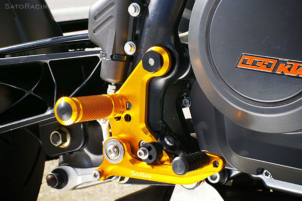 Sato Racing KTM 690 Duke ( -'11) Rear Sets [R]-side