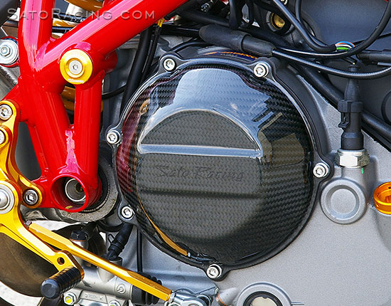 Sato Carbon Ducati 1098-series / Bimota DB6 Clutch Cover