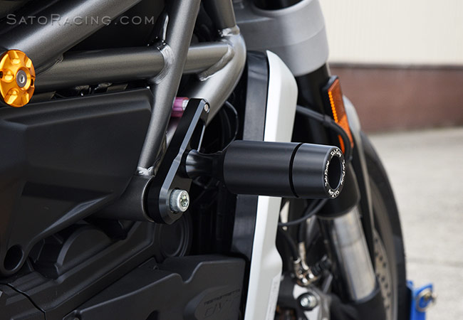 SATO RACING Ducati XDiavel / Diavel 1260 Frame Sliders - right side