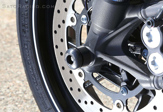 SATO RACING FZ-09 / MT-09 / XSR900 Front Axle Sliders