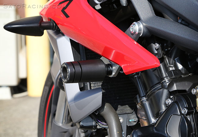 SATO RACING Triumph Street Triple ('13-'16) Frame Sliders