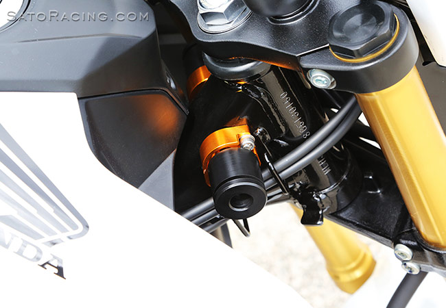 SATO RACING 'Race Concept' Handle Stoppers for Honda Grom