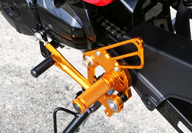 SATO RACING Honda Grom Rear Sets [L]-side