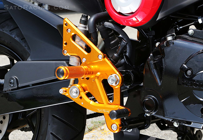 SATO RACING Honda Grom Rear Sets [R]-side