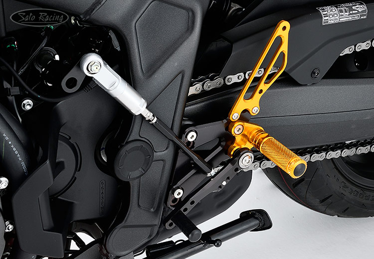 SATO RACING Rear Sets for Honda 2019+ CBR650R with quickshifter