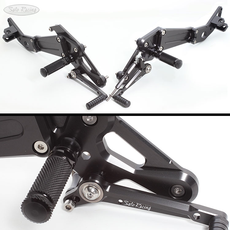 SATO RACING Honda CB1100 EX / RS 2017-20 Rear Sets in Black