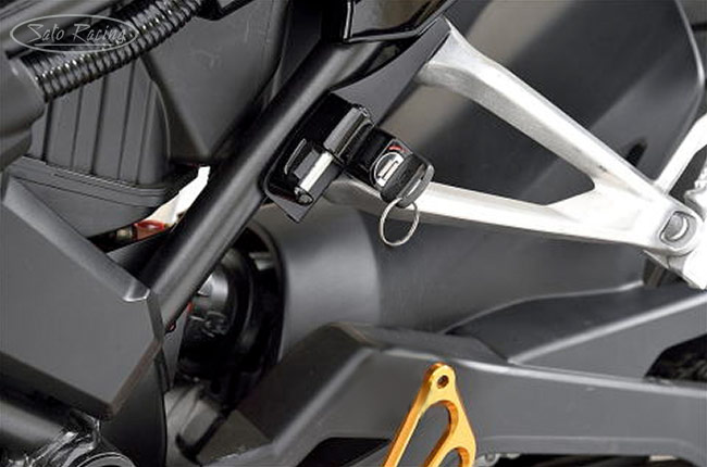 SATO RACING Helmet Lock for 2018-24 Honda CBR650R / CB300R / CB250R