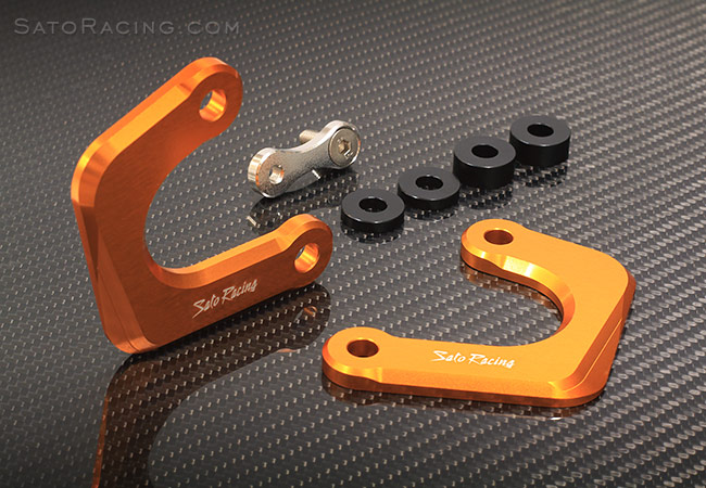 SATO RACING CBR1000RR '04-'07 Racing Hooks in Gold