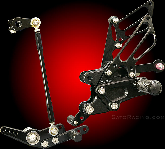 SATO RACING Rear Sets for '08-'16 Honda CBR1000RR (L-side)